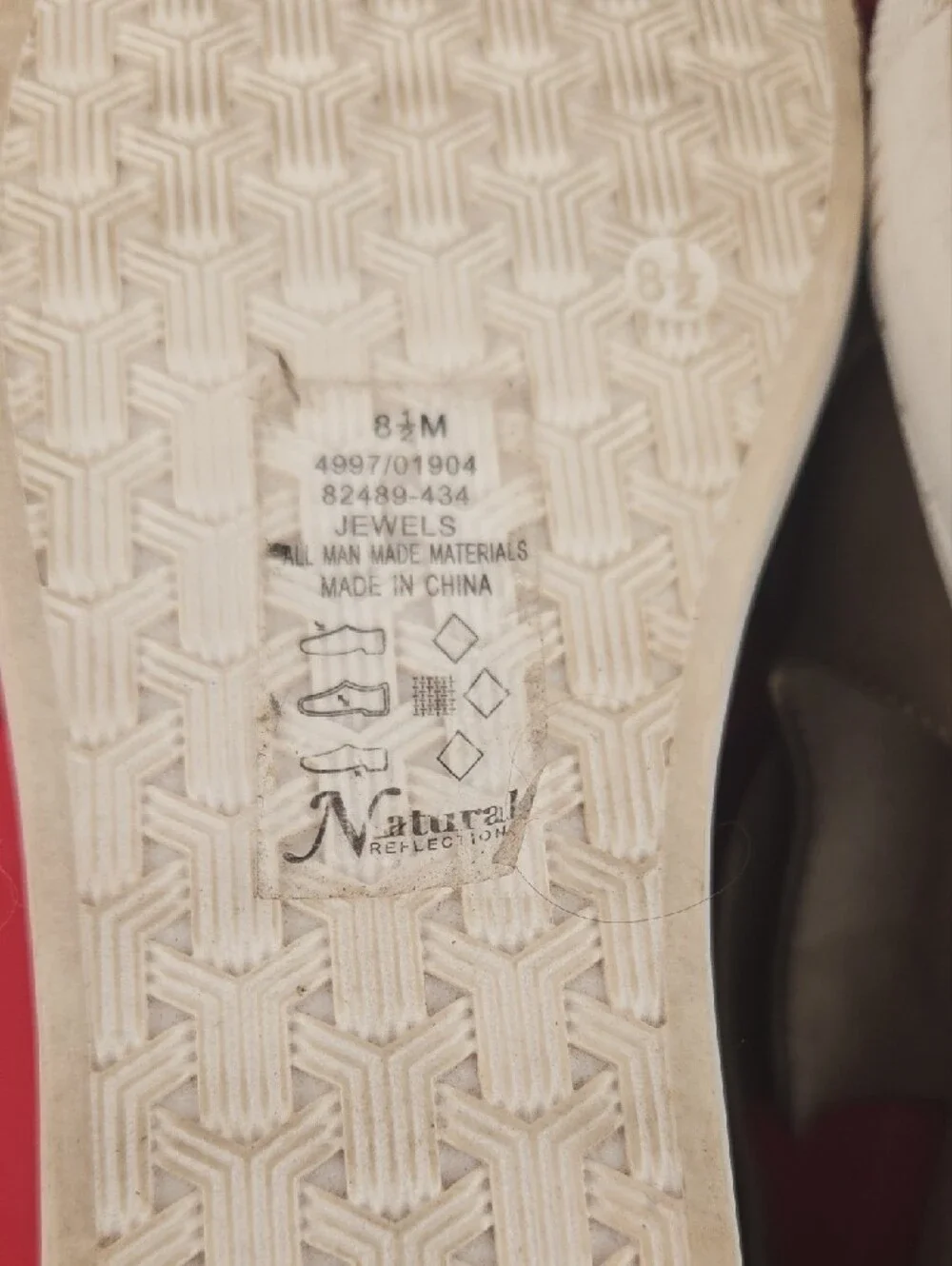 Natural Reflections Brown Wedge Sneakers
